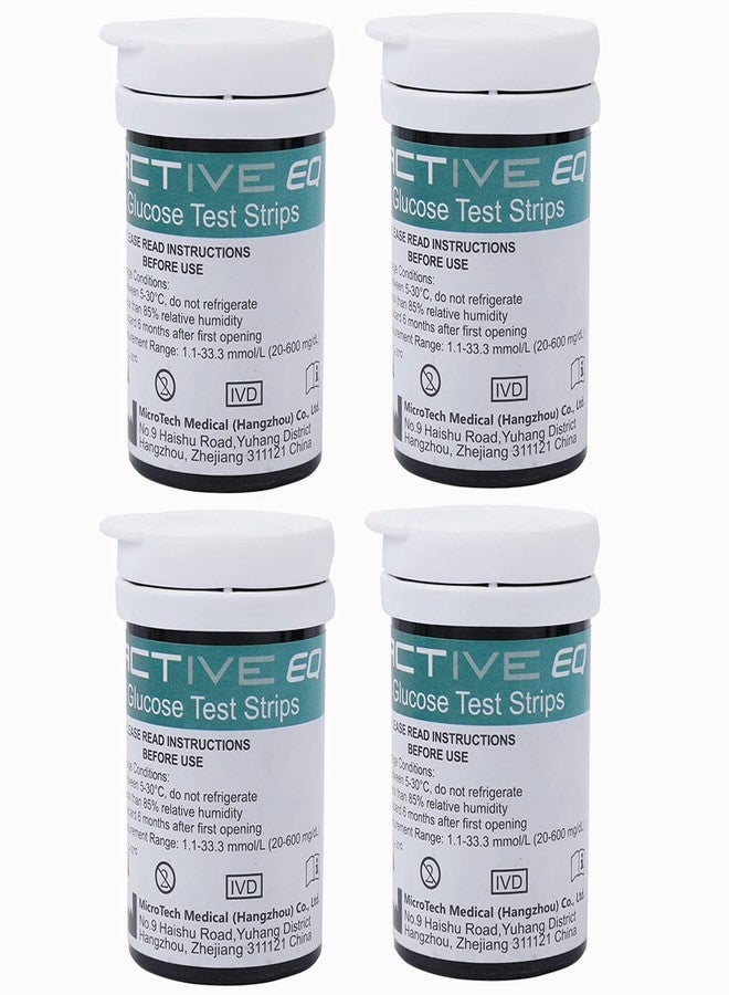 HARPIMER Exactive EQ Test Strips x100 pieces and Lancets x 100 for Blood Glucose Meter Blood Sugar Monitor - Image 1